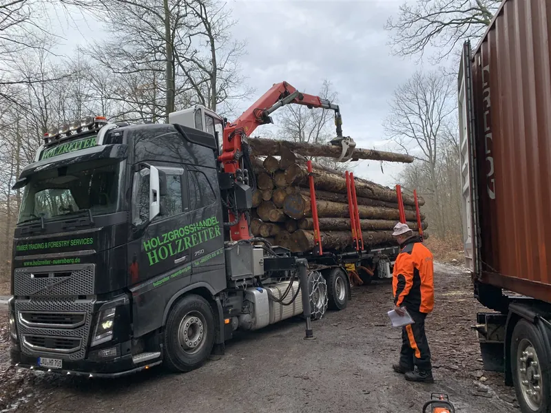 Holztransport und Holzvermarktung mit Holz Reiter